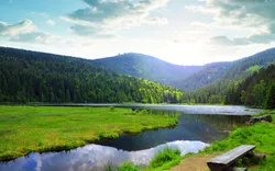 Kleiner Arbersee im Bayerischen Wald