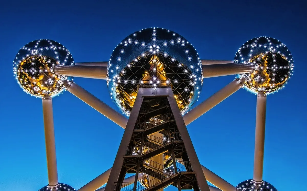 Atomium in Brüssel, Belgien