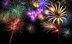 Feuerwerk an Silvester