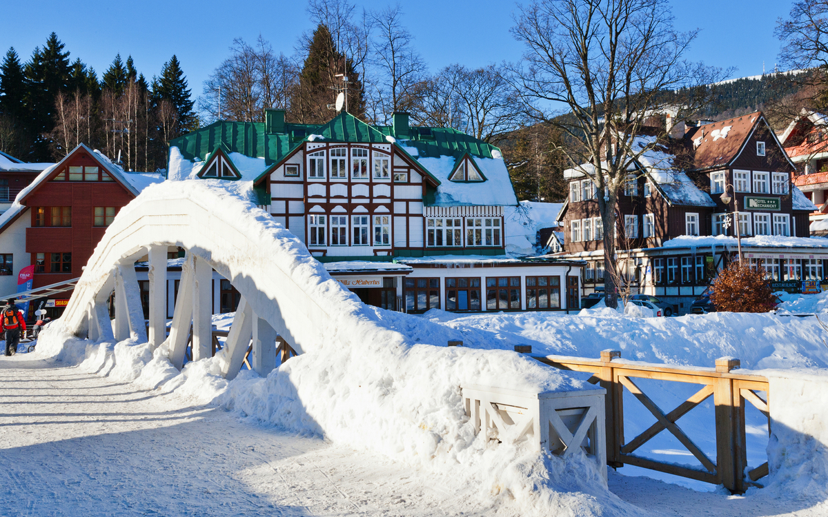 Skigebiet Spindlermühle im Riesengebirge