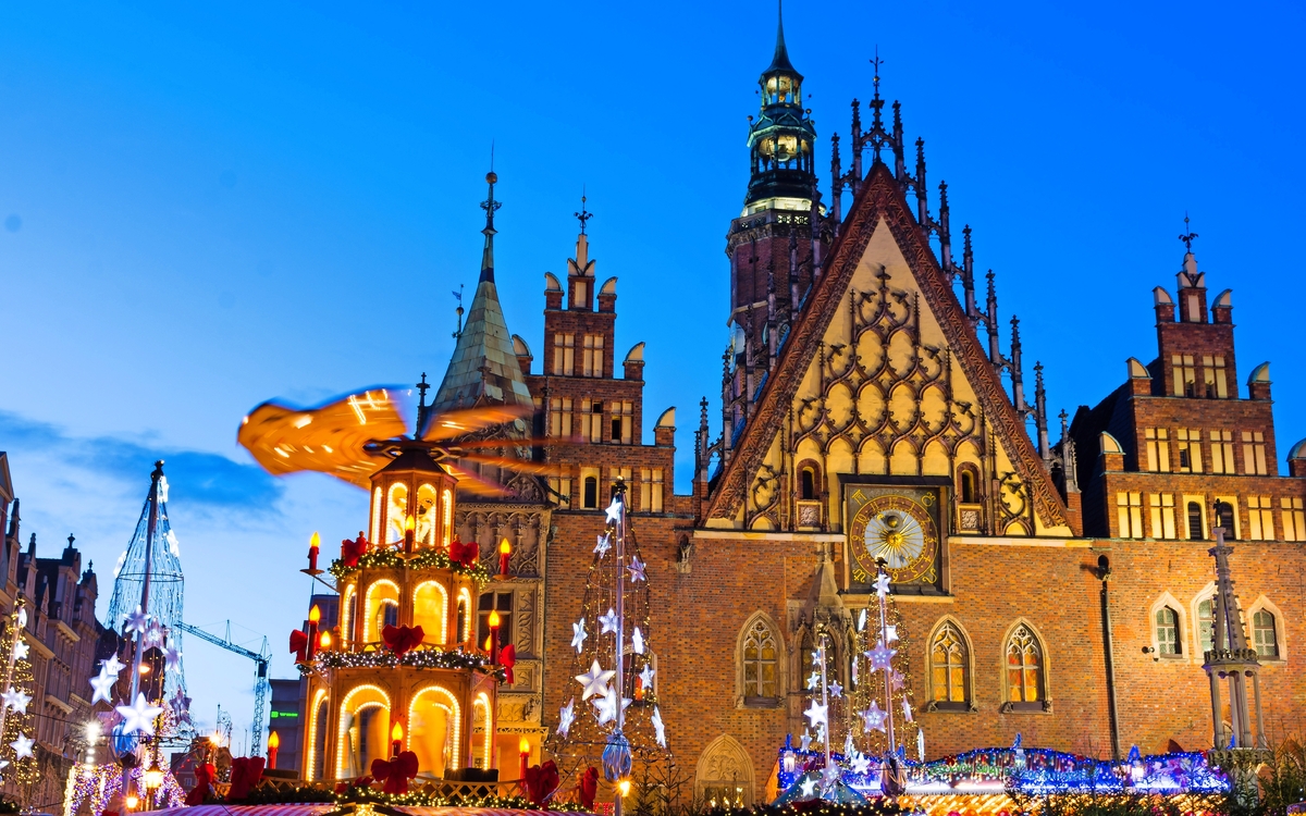 Weihnachtsmarkt  in Breslau