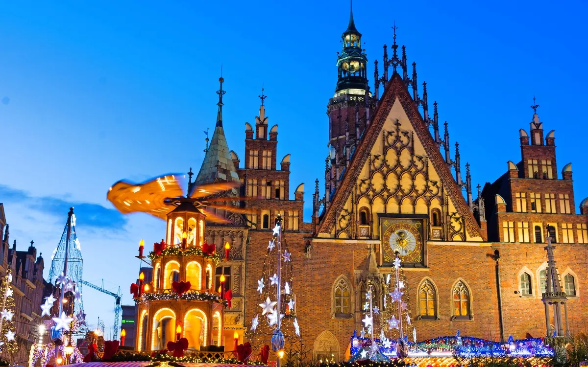 Weihnachtsmarkt  in Breslau