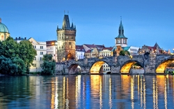 Karlsbrücke in Prag, Tschechien