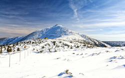 Schneekoppe im Winter