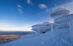 Schneekoppe im Winter