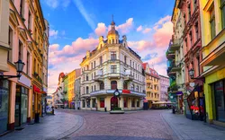 zentrale Fußgängerzone in Torun