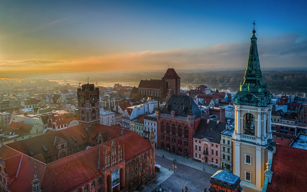 Toruń - Blick über den Marktplatz