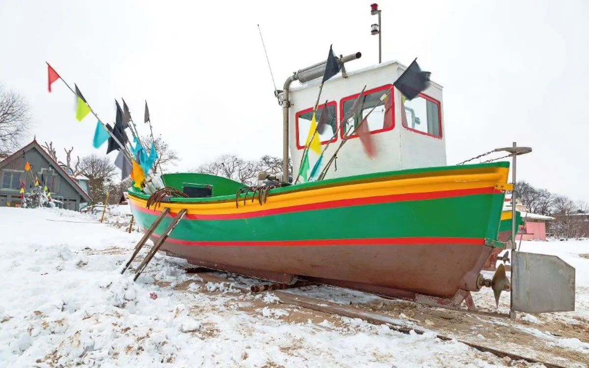 Fischerboot in Danzig