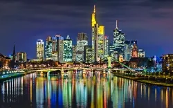 Skyline von Frankfurt, Deutschland