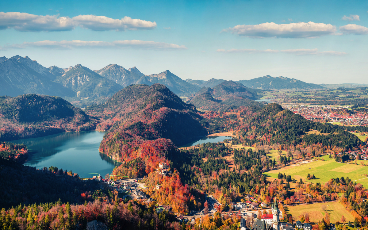 herbstlicher Alpsee