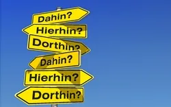 Ja wohin denn?