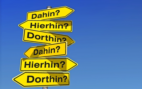 Ja wohin denn?