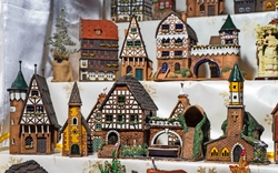 Weihnachtsmarkt in Straßburg im Elsass, Frankreich