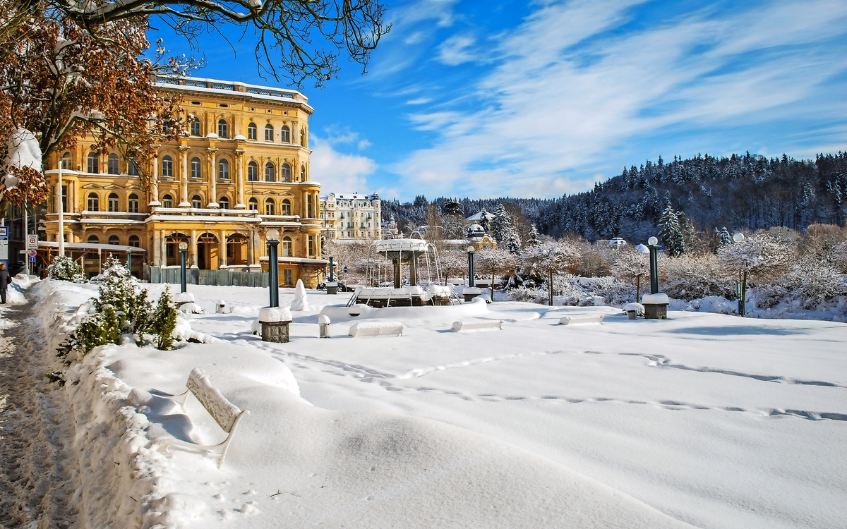 Marienbad im Winter