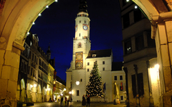 Christbaum am Untermarkt in Görlitz