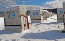 Strand im Winter
