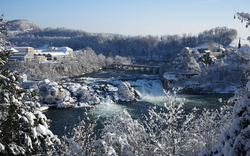 Rheinfall im Winter