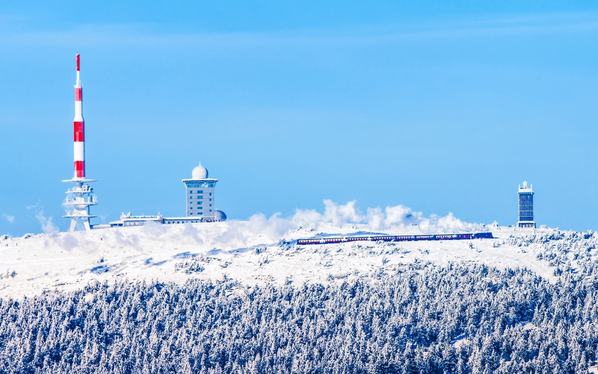 Verschneiter Brocken