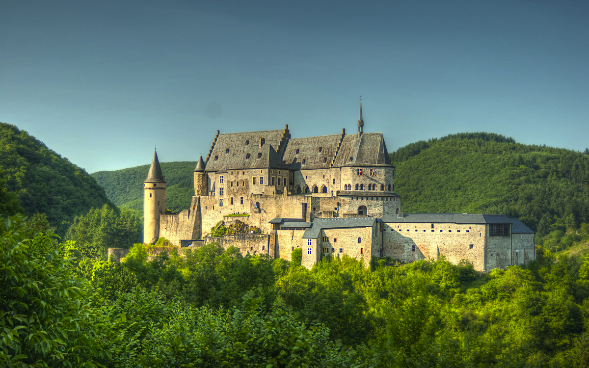 Burg Vianden in Luxemburg