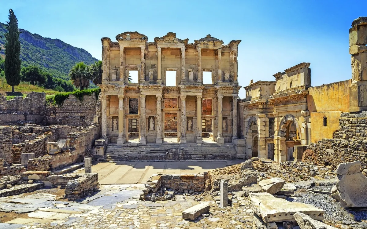 Celsus-Bibliothek in Ephesos, Türkei