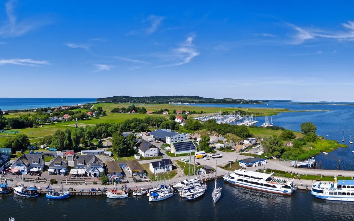 Vitte auf der Insel Hiddensee