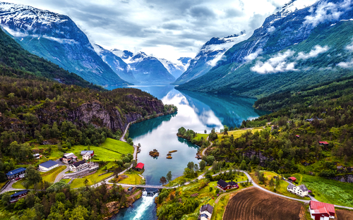 norwegischer Fjord
