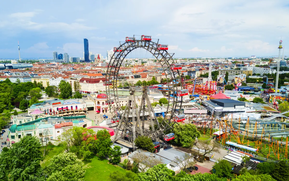 Prater Park in Wien