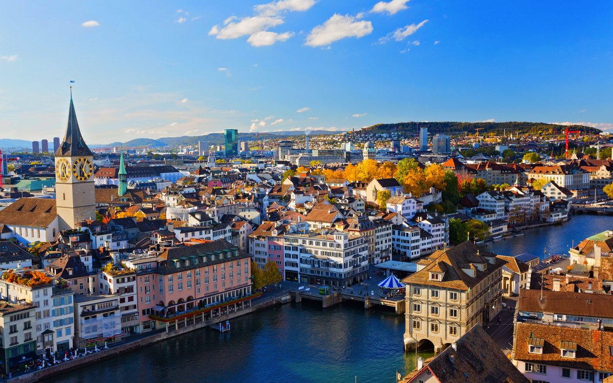 Zürich in der Schweiz