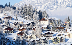 Winter in the alps