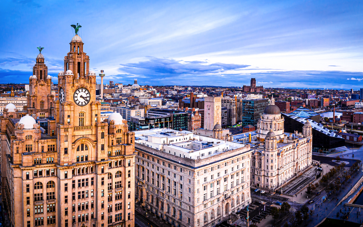 Royal Liver Building in Liverpool