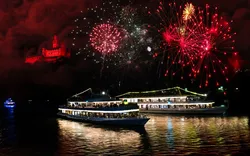 Rhein in Flammen bei Koblenz 