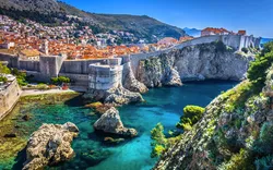 Dubrovnik an der Adriaküste in Dalmatien, Kroatien
