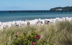 Seebrücke auf der Insel Rügen