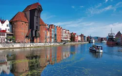 Danzig – Hafen mit Krantor
