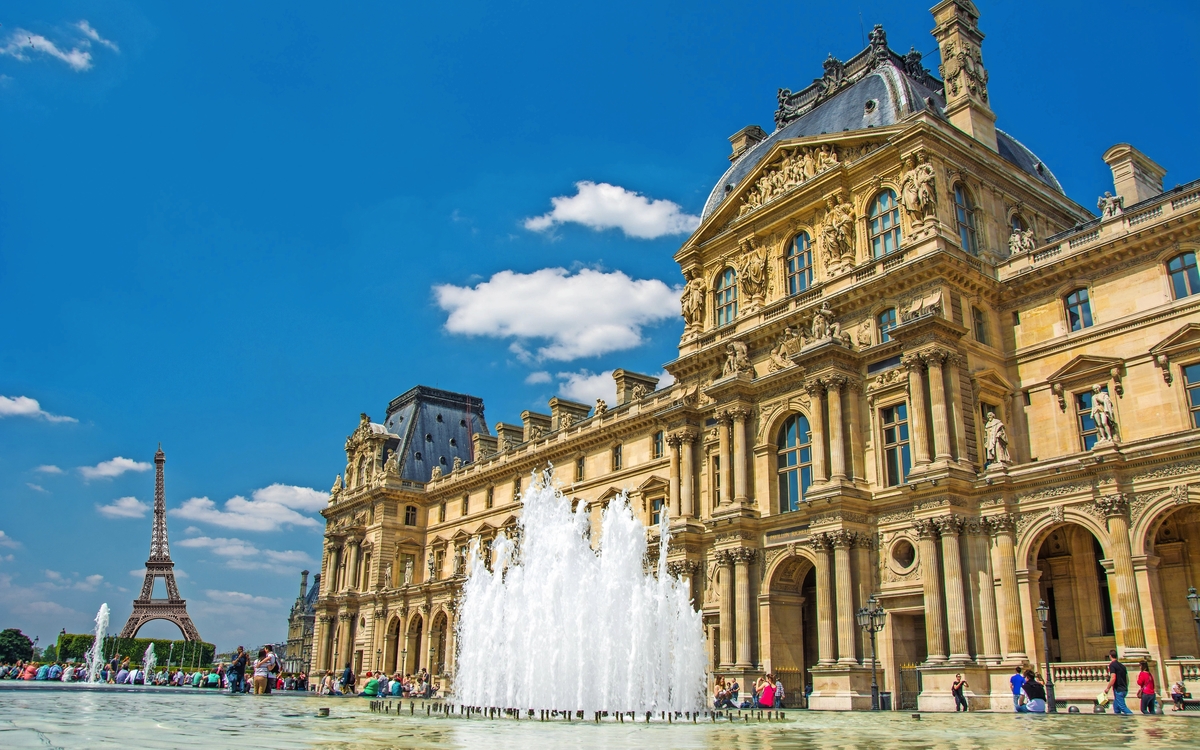 Louvre-Museum in Paris, Frankreich