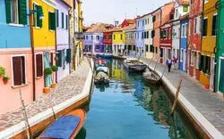 Burano in Venetien, Italien