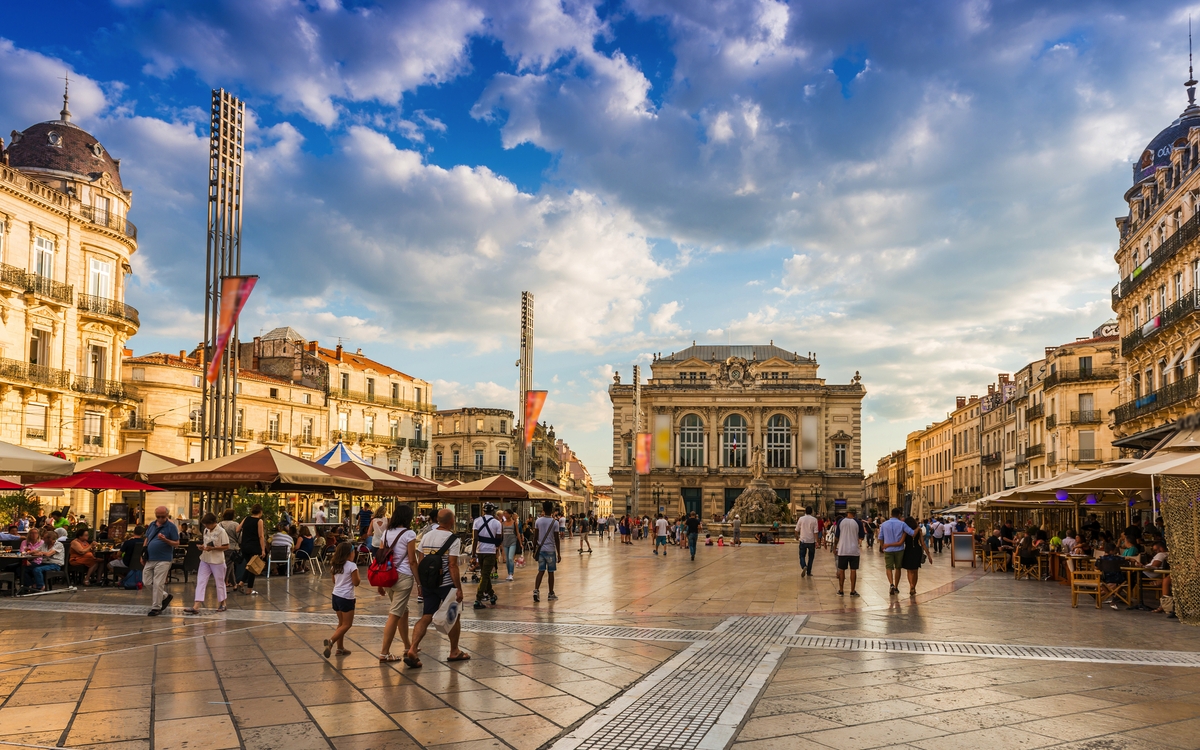Place de la Comédie in Montpellier