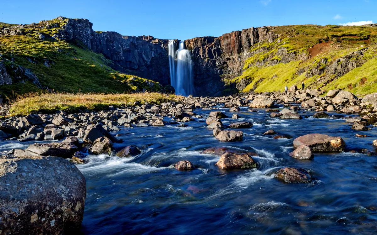 Gufufoss-Wasserfall in Island