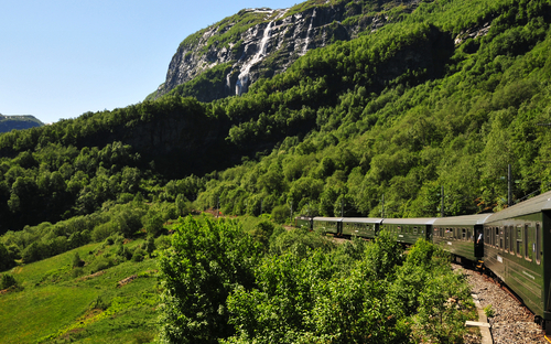 Flambahn in Norwegen 