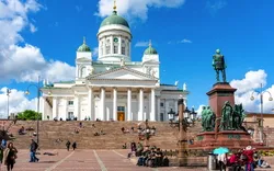 Kathedrale von Helsinki auf dem Senatsplatz