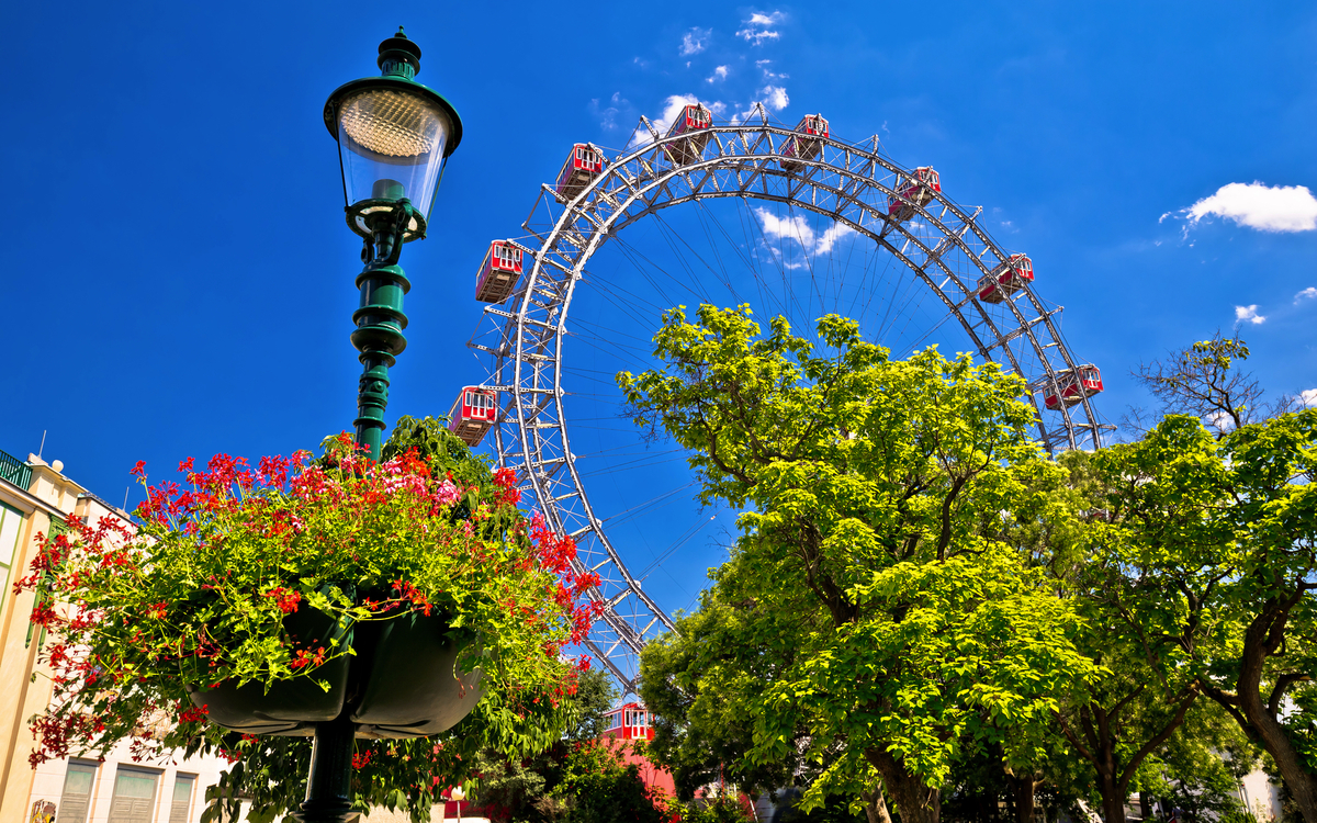 Prater Riesenrad in Wien 