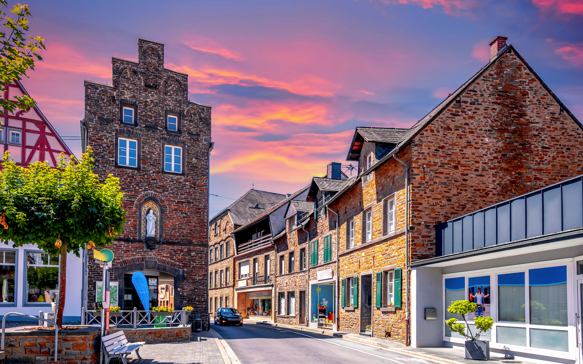 Marktplatz von Treis-Karden an der Mosel