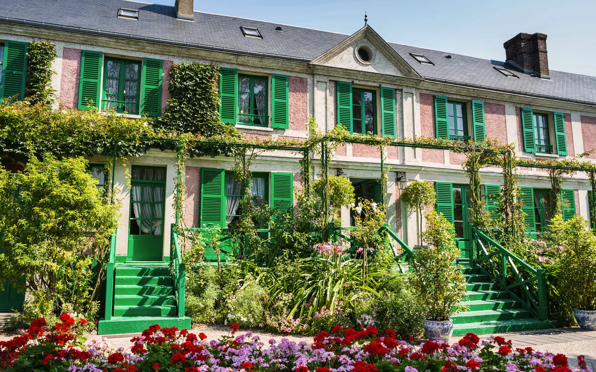 Haus von Claude Monet mit dem Botanischen Garten