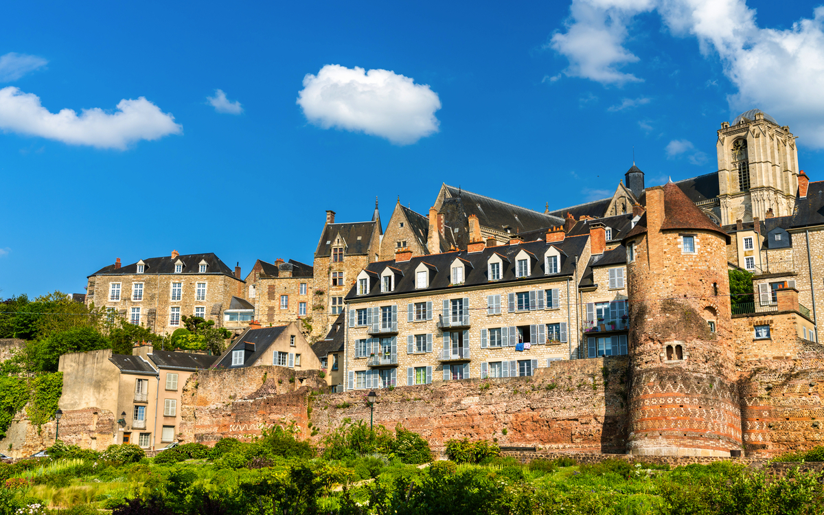 Stadtmauer in Le Mans