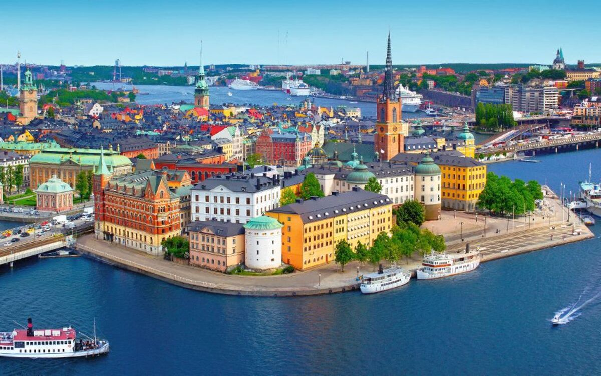 Panorama von Stockholm,Schweden