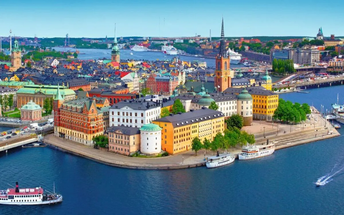 Panorama von Stockholm,Schweden