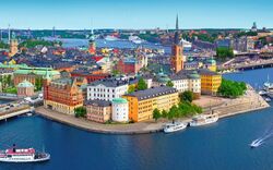 Panorama von Stockholm,Schweden