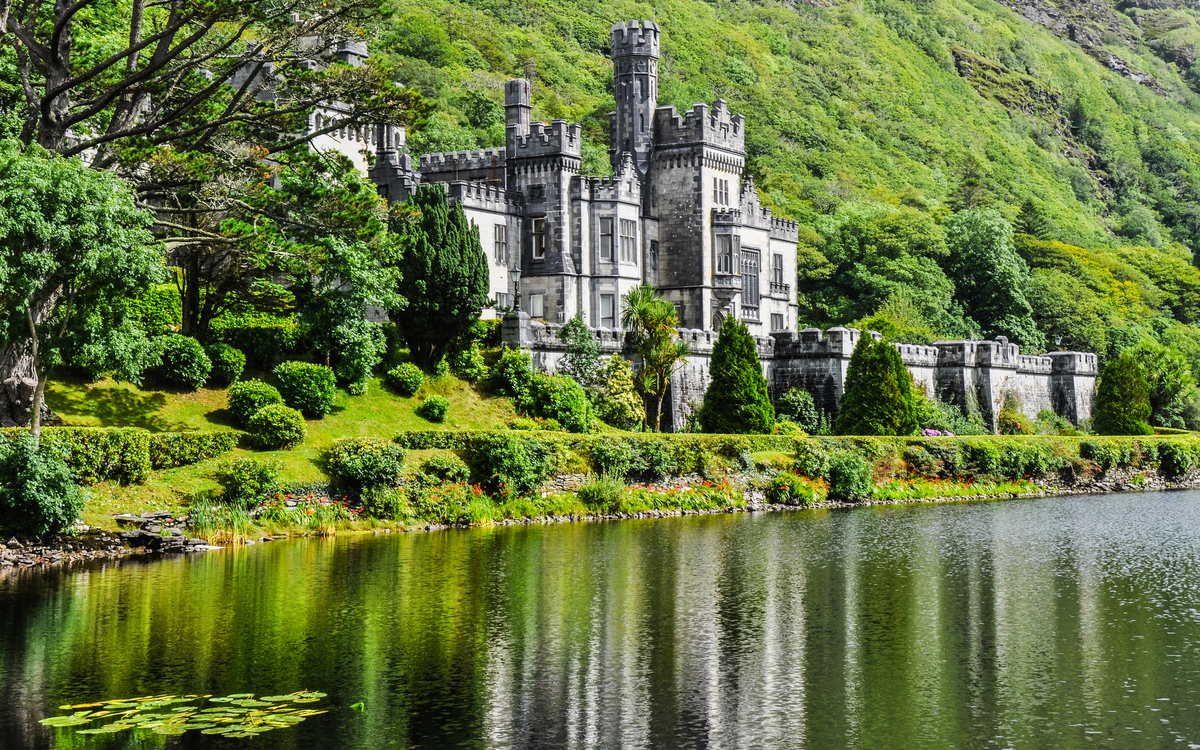 Kylemore Abtei in Connemara, Irland