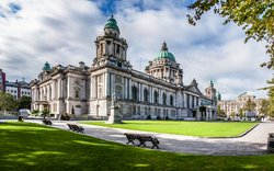 Rathaus von Belfast in Nordirland, Vereinigtes Königreich