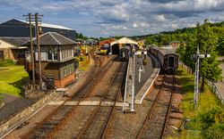 Hauptbahnhof der Bo'Ness and Kinneil Steam Railway